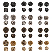 fenrry 2040pcs snap fasteners 10mm12mm15mm metal button snaps press studs leather snaps for cloth hand bag jeans making