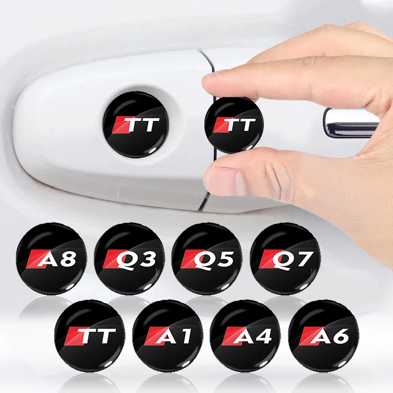 

Car Lock Keyhole Sticker Car Key Decoration Sticker For Audi Sline TT A1 A3 A4 A5 A6 A7 A8 Q3 Q5 Q7 S S3 S4 S5 S8 Sports Avant