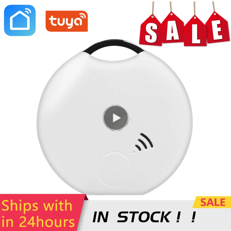 

Mini GPS Tracker Locator Smart Life Tracker Tuya Smart Tag Keys Wallets Luggage Pets Finder Item Locator Children Pet Tracking