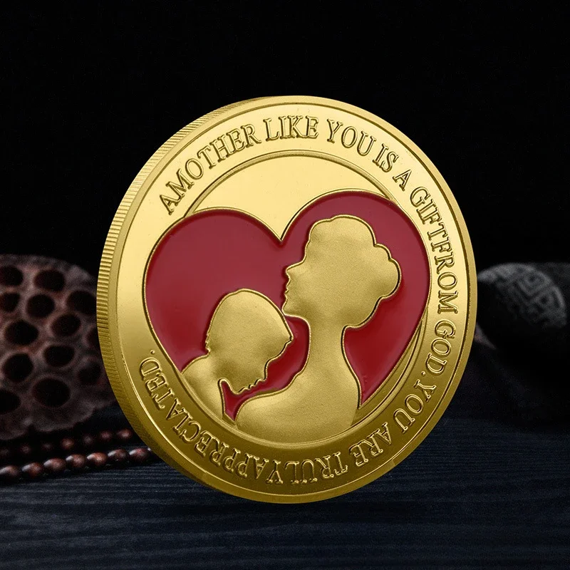 Сувенирная монета на женский день похвала мамы предсказания 31 коллекционные
