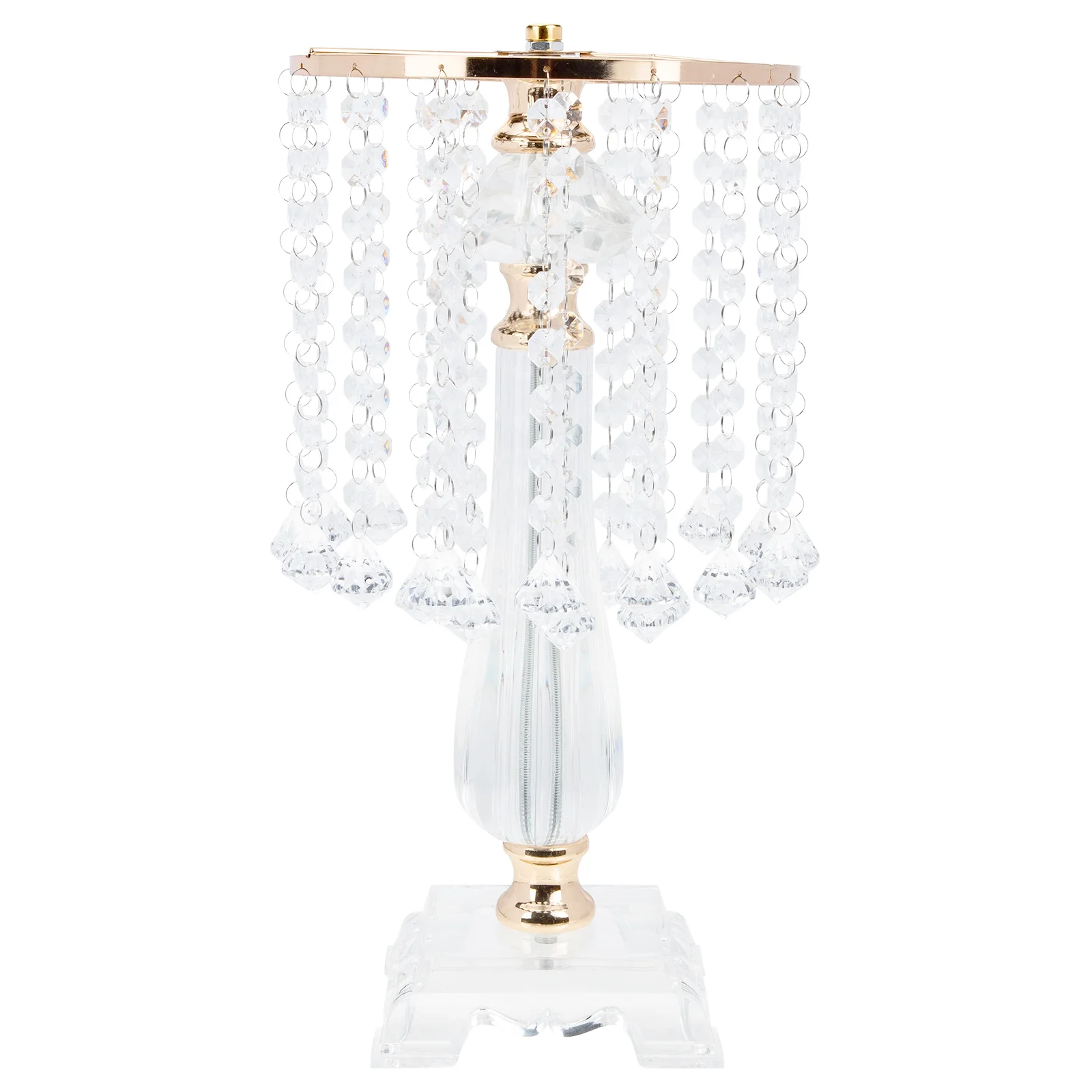 Holder Crystal Standtable Wedding Candlestick Centerpieces Holders Gold Centerpiece Flower Candelabra Taper Decorative
