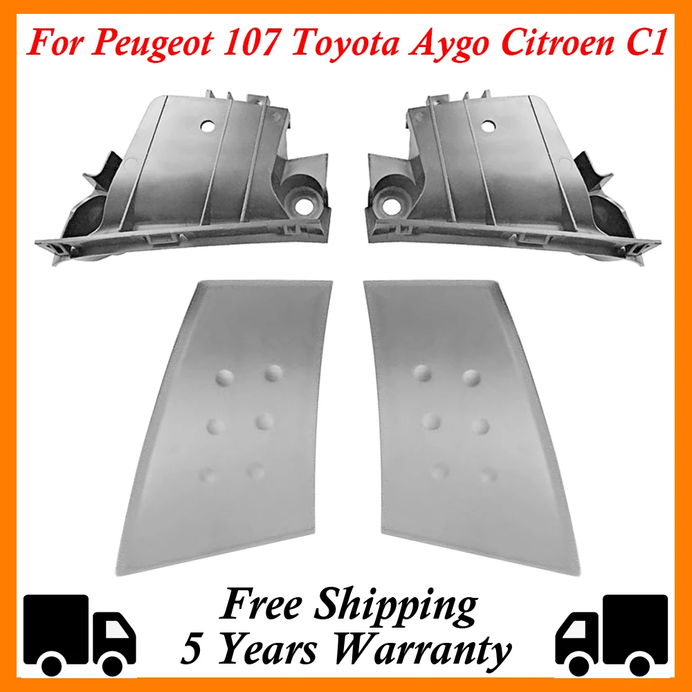 

Car Gray Inner Handle Cover For Peugeot 107 Toyota Aygo Citroen C1 2005-2014 Door Buckle Hand Cover Door Armrest Base For BYD F0