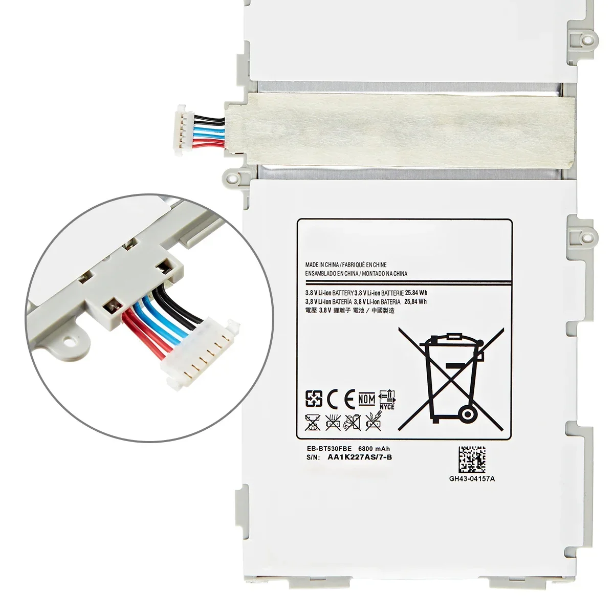 Совершенно новый аккумулятор для планшета EB-BT530FBE EB-BT530FBC Samsung Galaxy Tab 4 10 1 дюйма