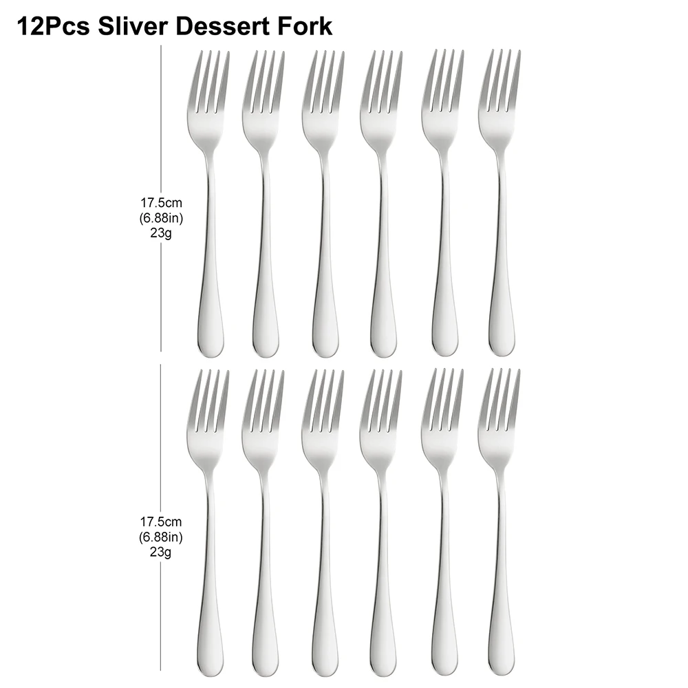 

Набор десертных вилок из нержавеющей стали 4/6/12 шт.