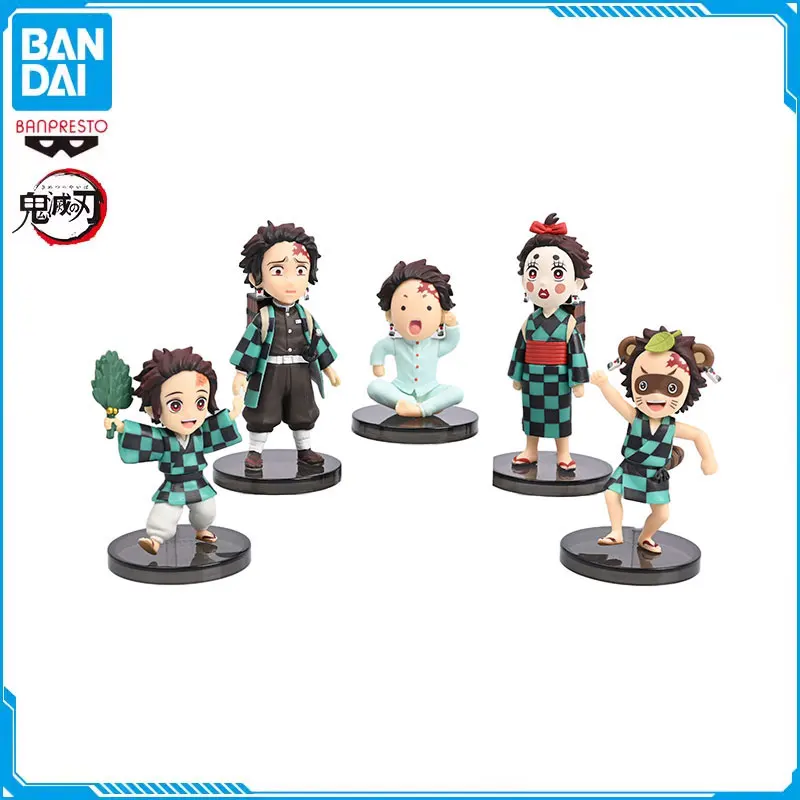 

Bandai WCF Anime Demon Slayer Kamado Tanjirou Parade 5 Types Cross Dressing Action Figures Collectible Model Gift Genuine