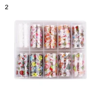 10pcsbox nail transfer stickers stylish smooth removable for beginners nail transfer decals nail stickers