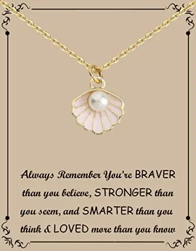 Пляжное ожерелье с ракушкой