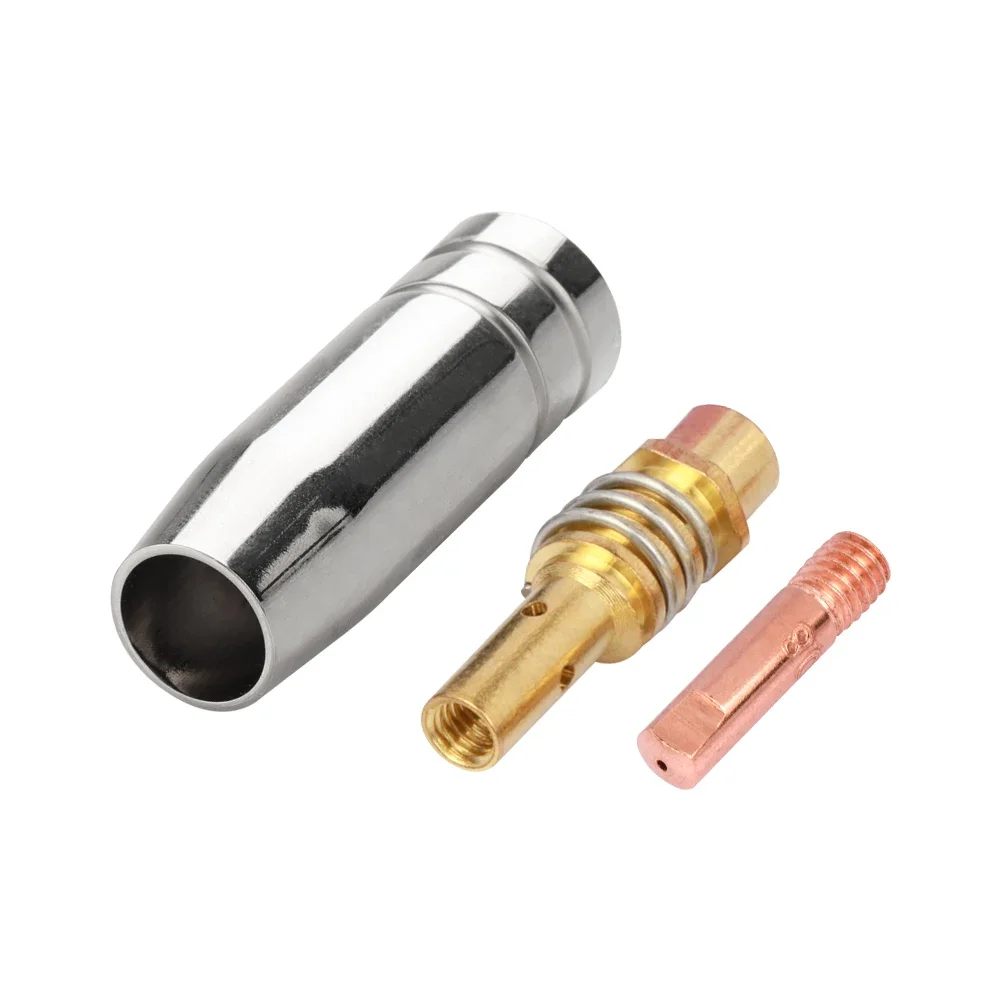 3 шт. газовое сопло в европейском стиле, насадка MIG, сварочный пистолет, защитная чашка для сварочной горелки MB 14AK 15AK MIG 0,6/0,8/0,9/1,0/1,2 мм