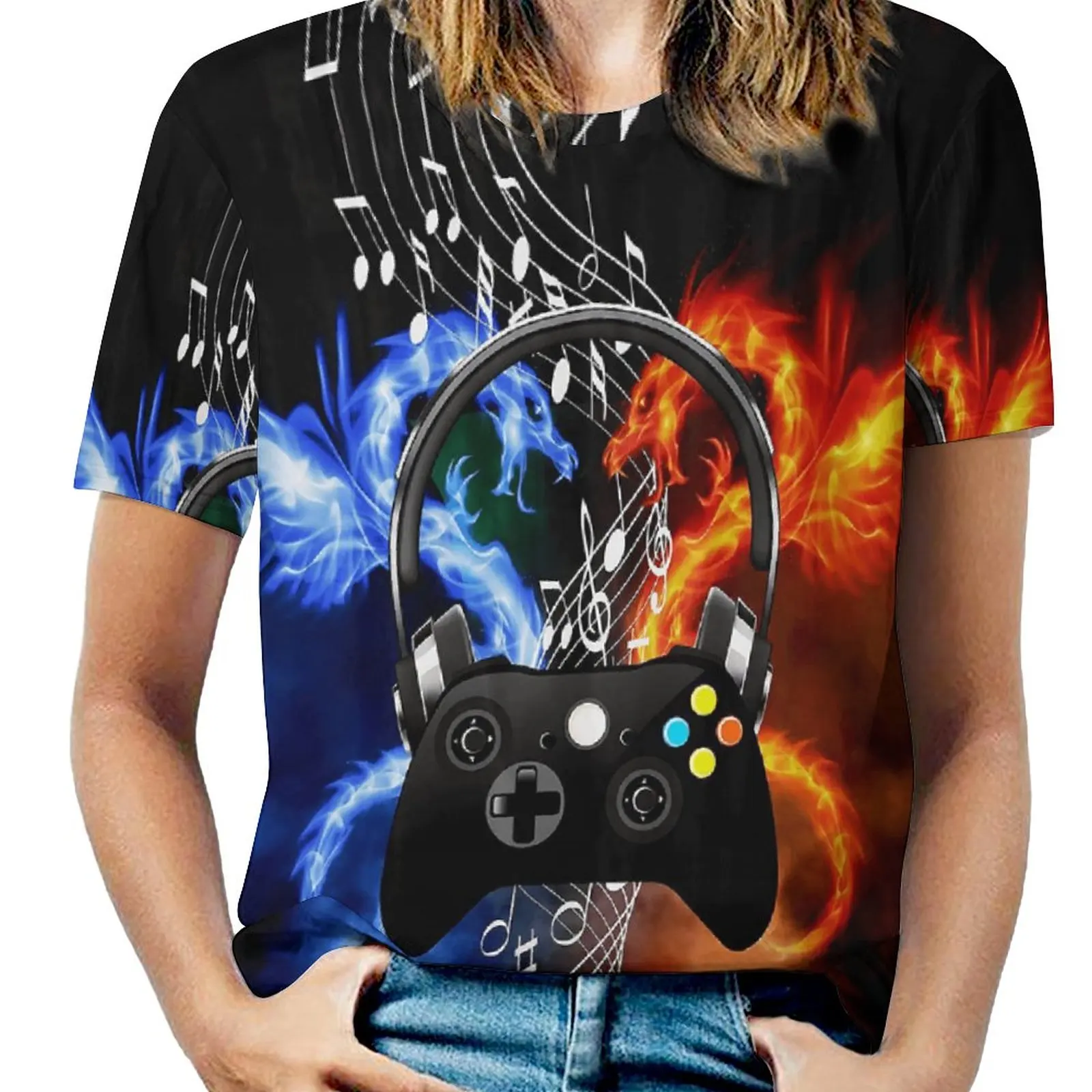 

Gamer Game Player for Boys (11) T-shirt Fresh Movement Funny Sarcastic Tees Casual Graphic Travel USA Size