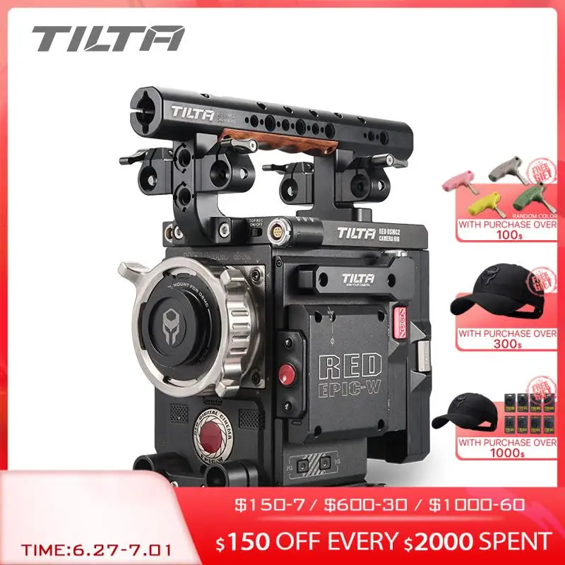 

TILTA ESR-T02-C Camera cage for RED DSMC2 C1 (2019) Gold Mount V Mount