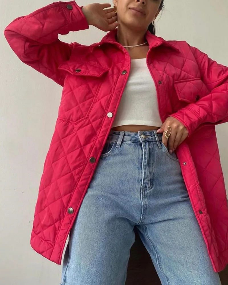 Women's thickened long coat winter new Lingge Female casual jacket belt loose warm parkas Ladies Overcoat