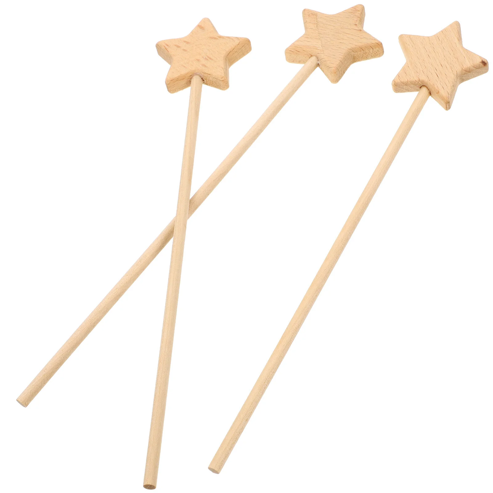 

Stick Blank Unfinished Fairy Wand Kids Performance Props Star Wands Party Favors Unpainted