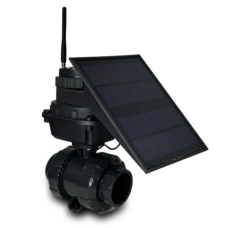 Новая технология LORA подключается водяным клапаном на солнечной энергии