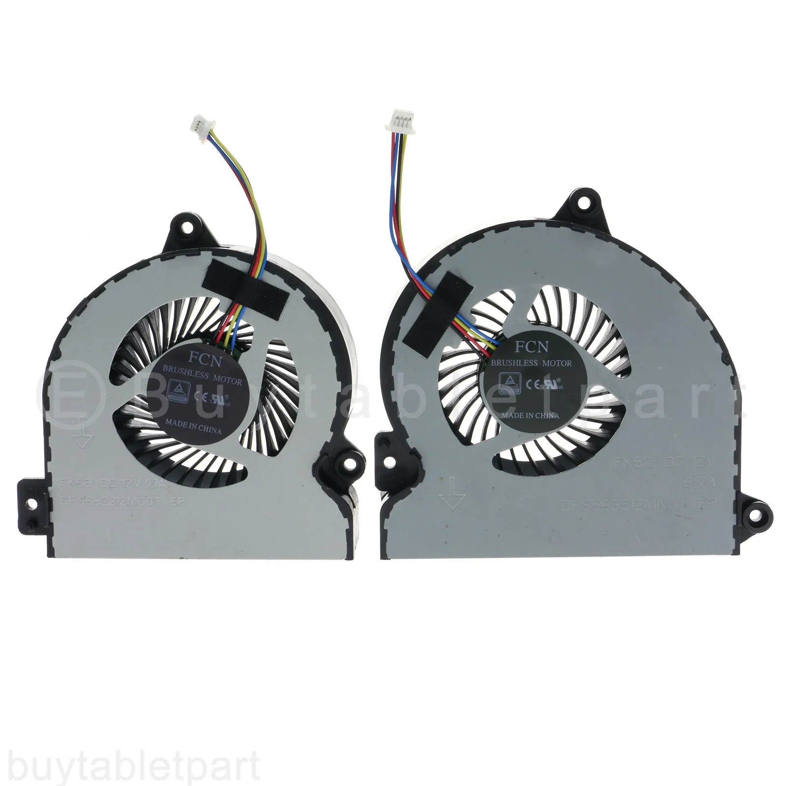 

Новый CPU & GPU охлаждающий вентилятор для ASUS ROG STRIX GL702VI 13N1-32P0101 13N1-32P0201