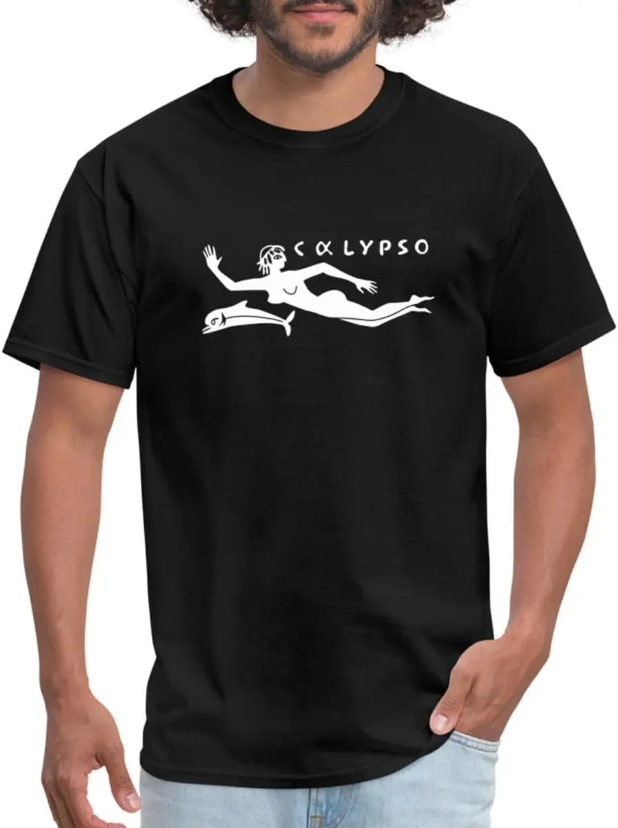 Мужская футболка Spreadshirt RV предусмотрено Жак Ив Кусто