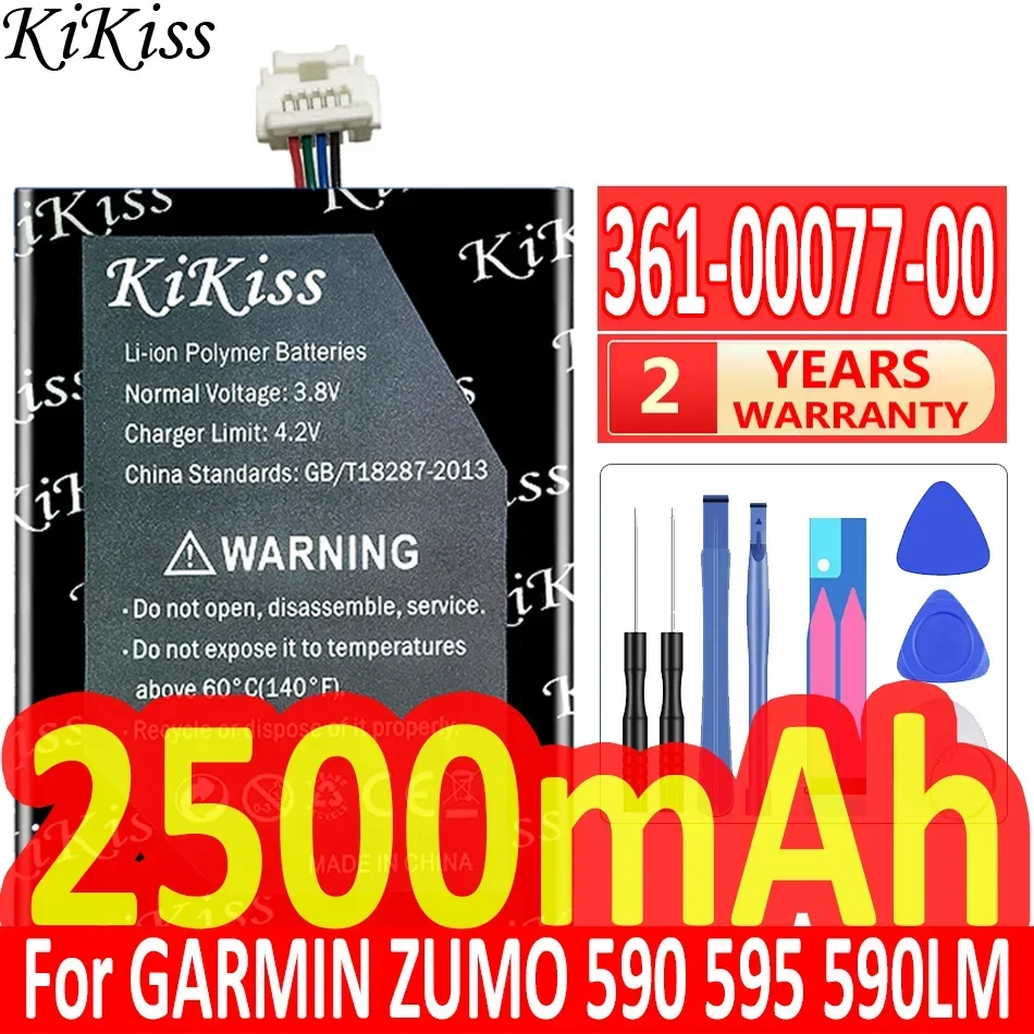 Аккумулятор KiKiss для GARMIN ViVOACTIVE 3/VivoSmart HR/GPS Nuvi 30 40 40LM 50LM 50/361-00077-00 ZUMO 590 595