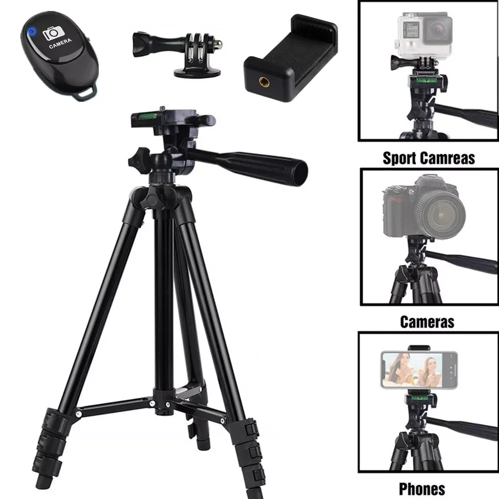

Tripod Selfie Stick For Selfie Mobile Phone Video Photography Lighting Portable Base Stand Smartphone Mobile Tripod