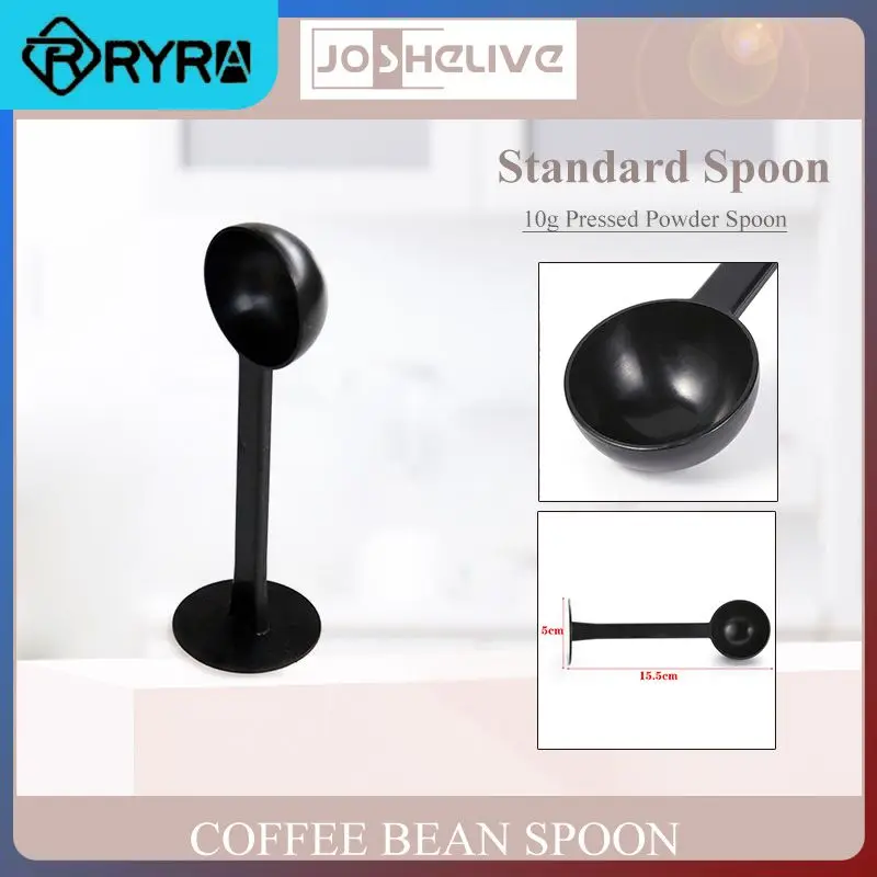 

Dual-use For Espresso Machine Bean Scoop Coffeeware Measuring Tamper Spoon Coffee Machine Accessories 2 In 1 Coffee Spoon