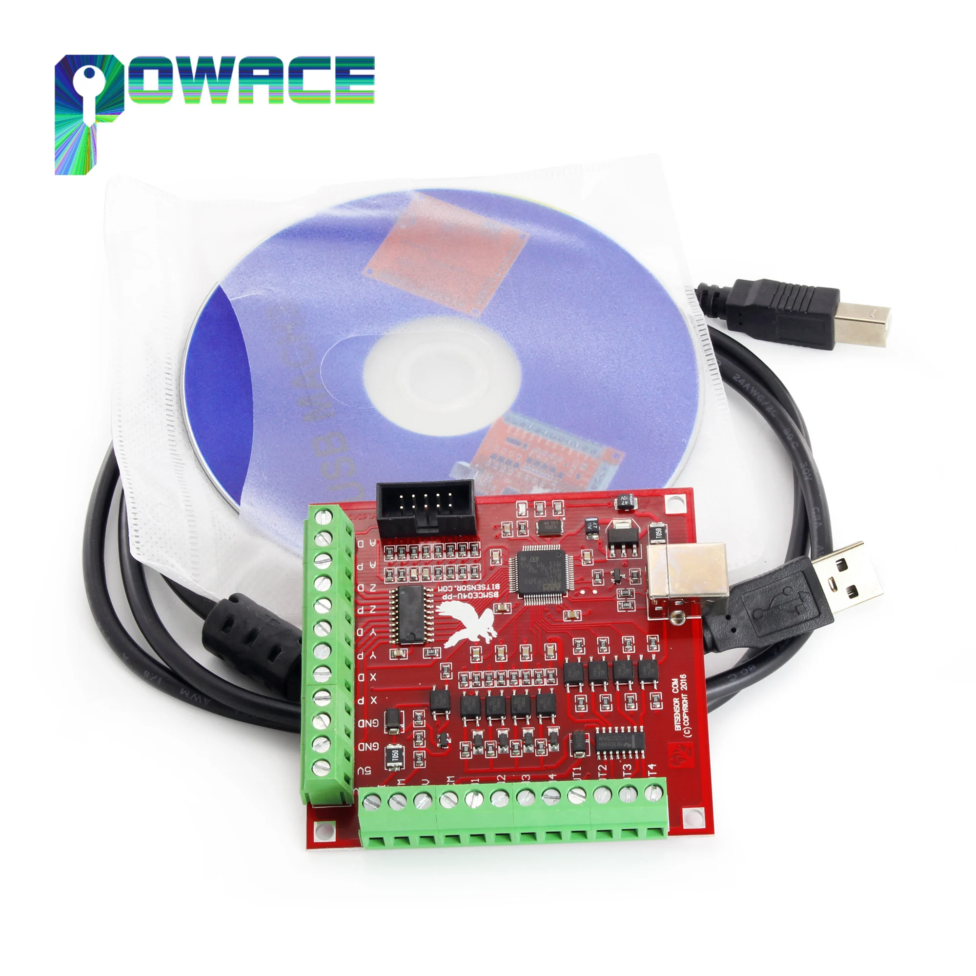 

CNC Mach3 USB Motion Control Card Board STB4100 V2.1 0-10V signal output