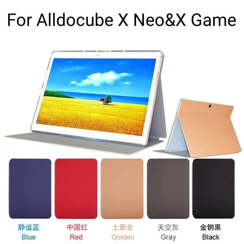 

Чехол-книжка из искусственной кожи для Alldocube X, игровой планшетов 10,5 дюйма, складная подставка, чехол с мягкой задней крышкой из ТПУ для Alldocube ...