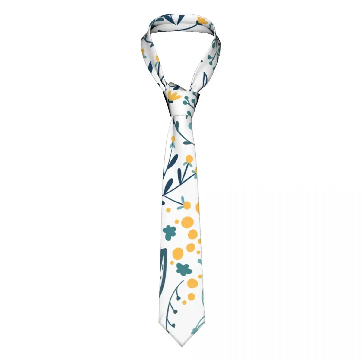

Flower Green Leaves Neckties Men Women Polyester 8 cm Bohemian Boho Neck Ties Skinny Wide Shirt Accessories Gravatas Wedding