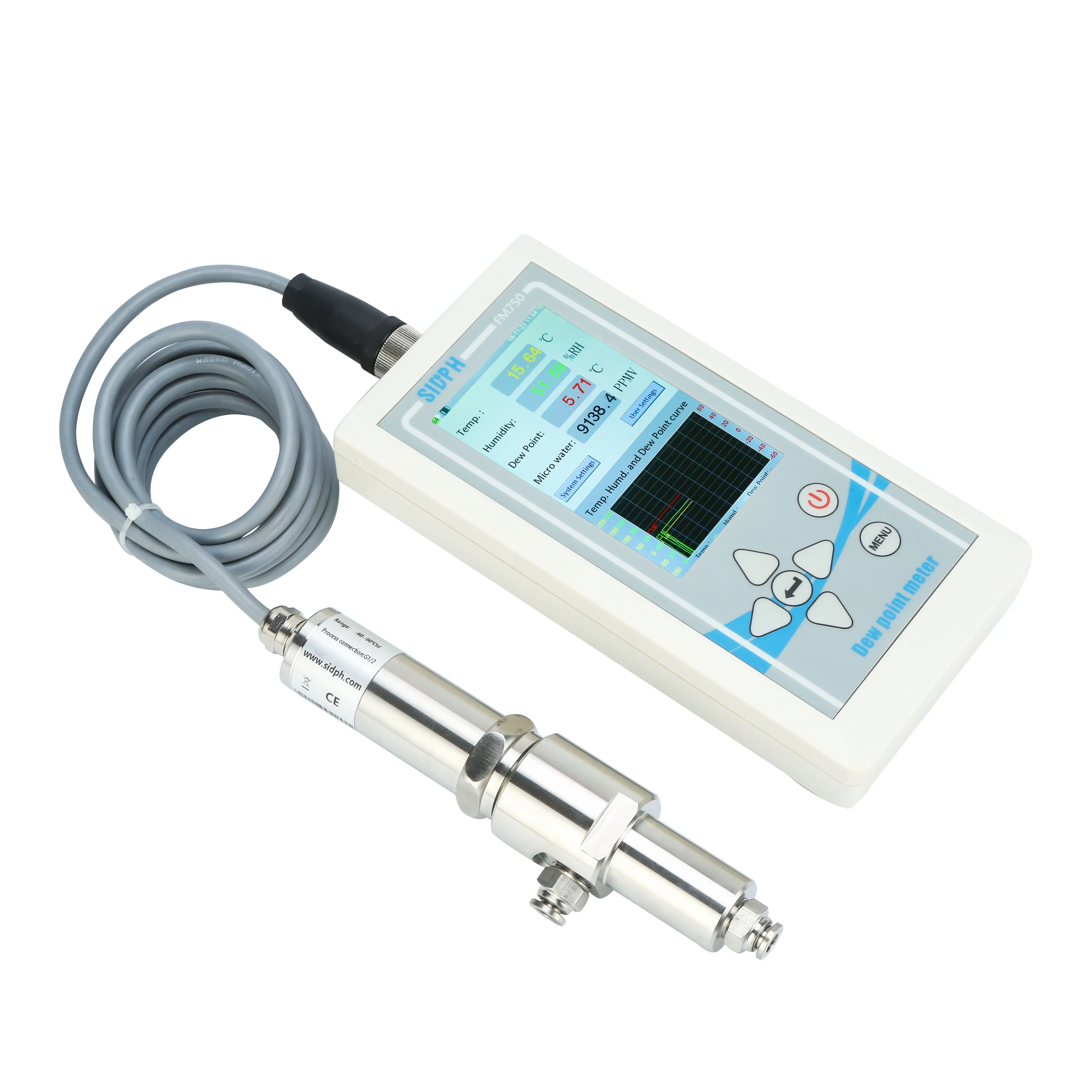 

Handheld dew point meter industrial dew point meter