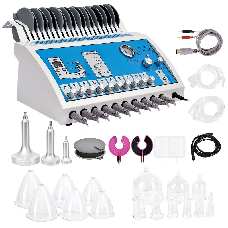 

Newest EMS Vacuum Massage Therapy Machine Enlargement Pump Lifting Breast Enhancer Massager Cup and Body Shaping Beauty Device
