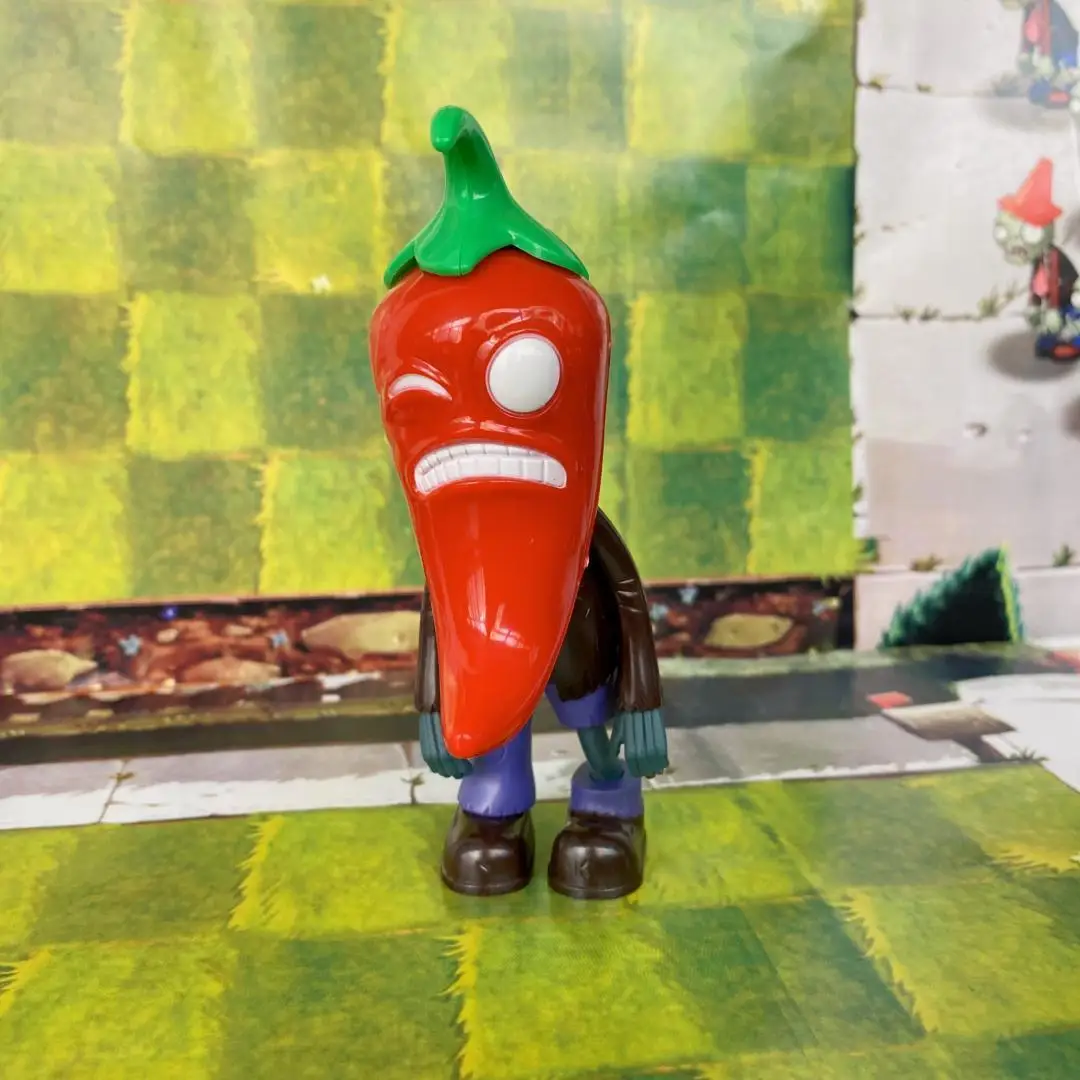 Plant Battle Can Eject The Arm and Move 11 Cm High Hot Pepper Zombie Toy