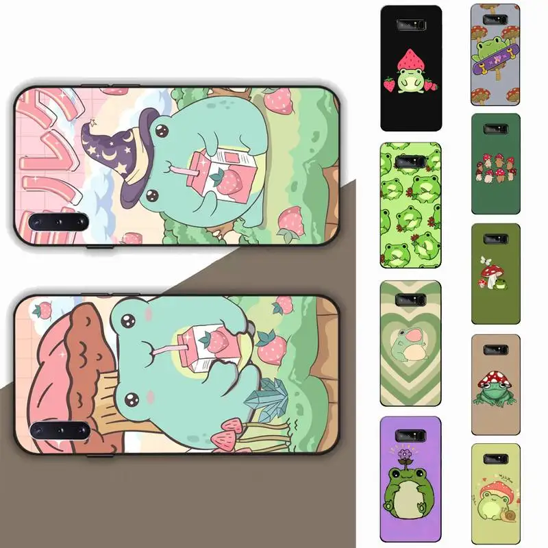 

Cottagecore Frog Mushroom Phone Case for Samsung Note 5 7 8 9 10 20 pro plus lite ultra A21 12 72