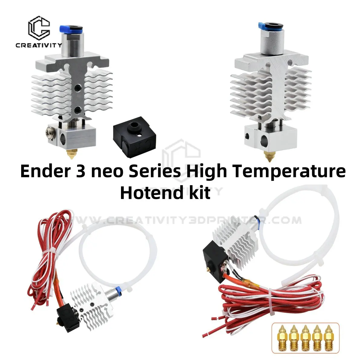 Креативный высококлассный Нео Модернизированный комплект J-head Hotend Ender 3 трубка из