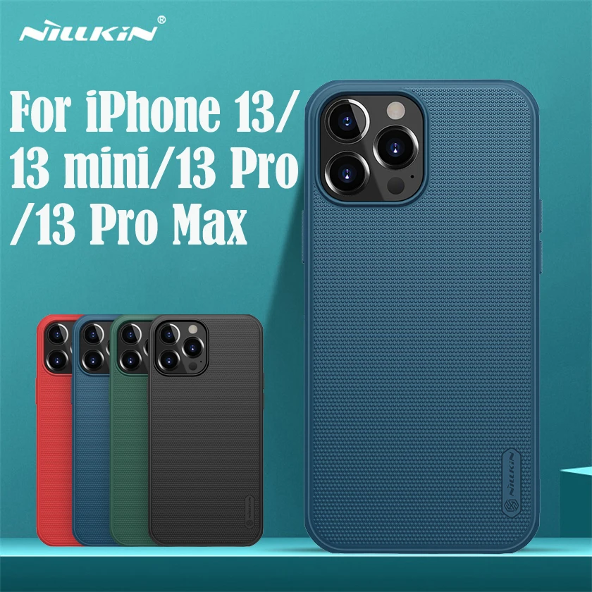 Чехол для iPhone 13 Pro / 13 Pro Max, матовый защитный чехол Nillkin Pro с краями из ТПУ, защитный чехол для iPhone13 / 13 Mini, корпус для телефона