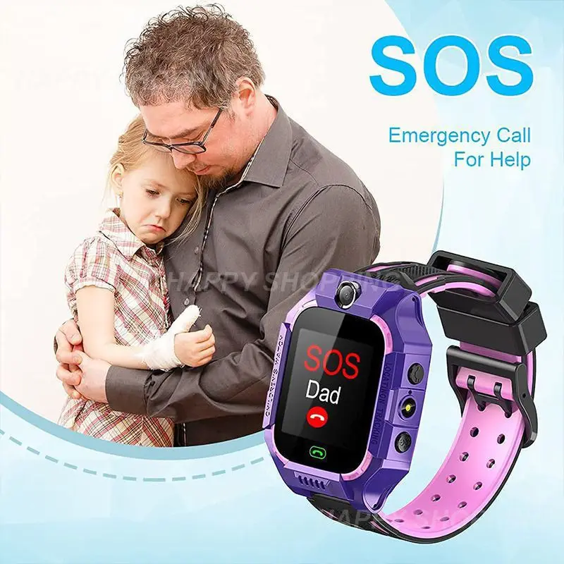 

Sos Monitor Tracker Touch Control Camera Location Gps Smart Watch 1.44 Inches 190mah Waterproof