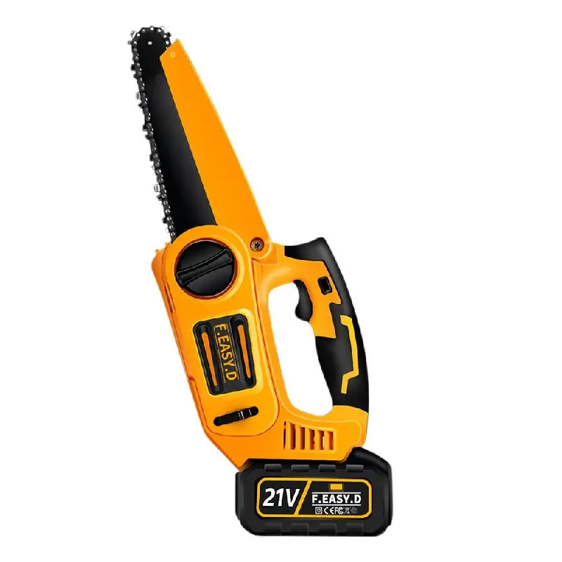 

UYANGG Brushless Chainsaw Mini Electric Pruning Saw 21V 8 Inch 4000mAh Rechargeable Woodworking Pruning Saw Gardening Tools