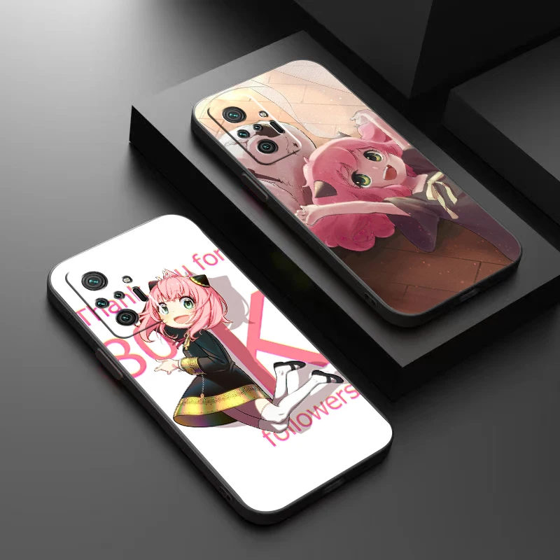

SPY×FAMILY Anime Phone Case For Xiaomi Redmi 7 8 7A 8A 9 9i 9AT 9T 9A 9C Note 7 8 2021 8T 8 Pro Soft Carcasa Coque Funda