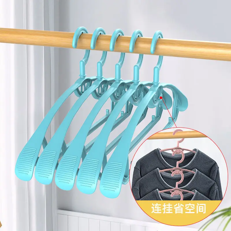 20 шт. пластиковые вешалки для одежды розового и синего цвета