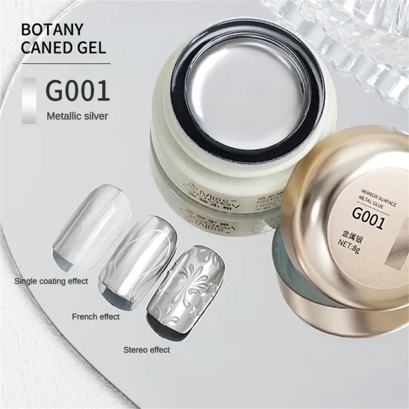 

Japanese-Style Canned Nail Art Mirror Metal Glue Super Bright Painting Pull Line Hook Edge Color Painting Light Therapy Nail Oil