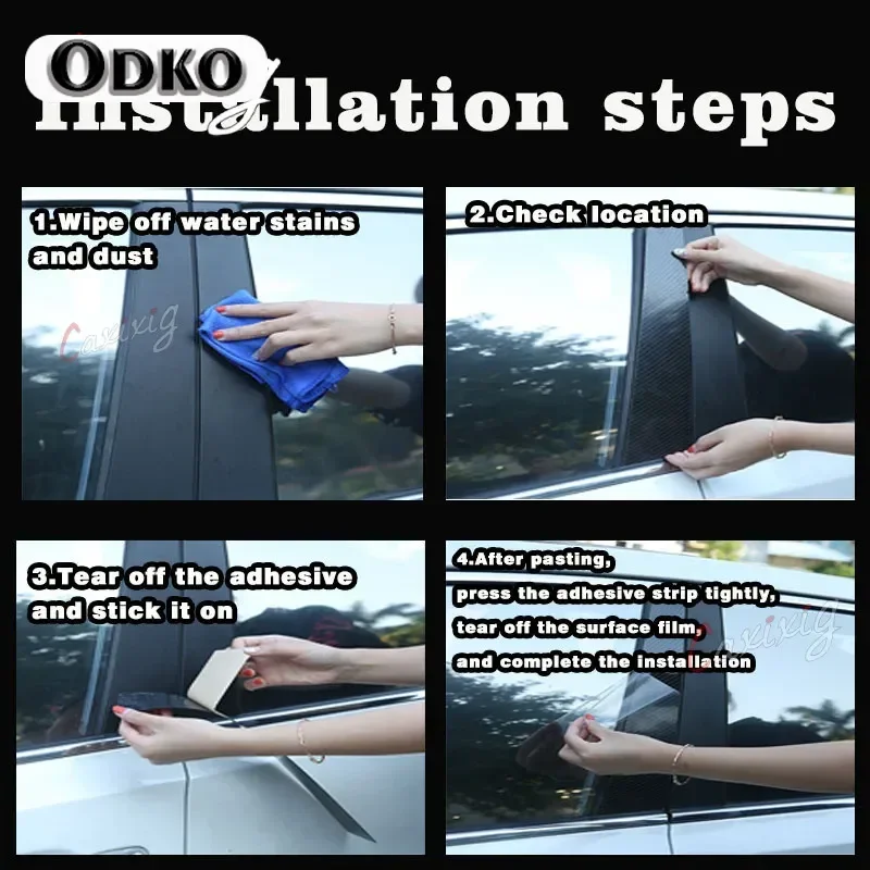 Подходит для Mercedes-Benz C-Class W203 2001 2002 2003 2004 2005 2006 2007 отделка столбов окон дверей