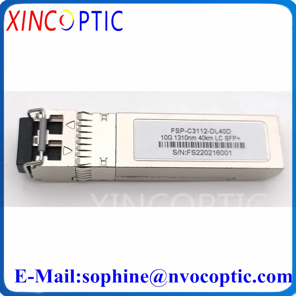 10 Гбит/с SFP + CWDM 40 км оптический трансивер, ER 10G 1270-1370nm Дуплексный LC разъем c DDM SMF DOM волоконно-оптический модуль