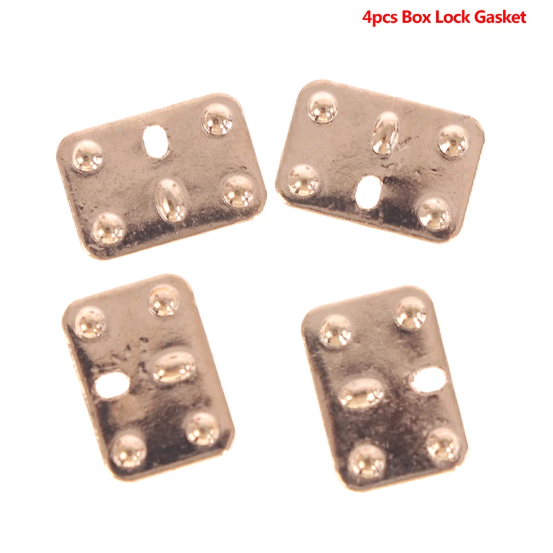 1:12 Миниатюрный золотой металлический дверной замок набор дверных застежек