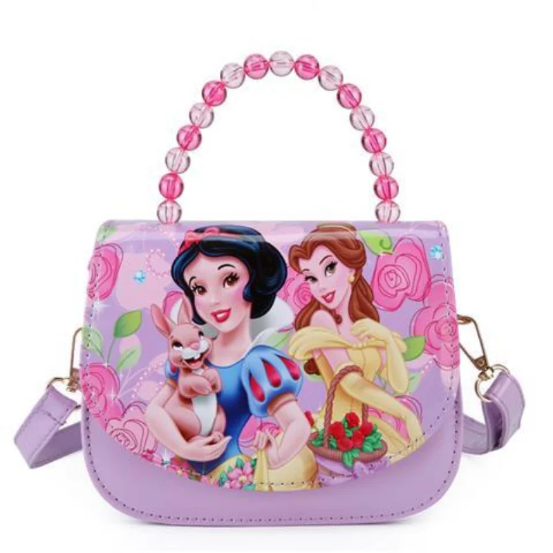 Disney Frozen Shoulder Bag for Girl Kid Princess Sophia Crossbody Bag Elsa Purse for Children's Day Birthday Gift Handbags