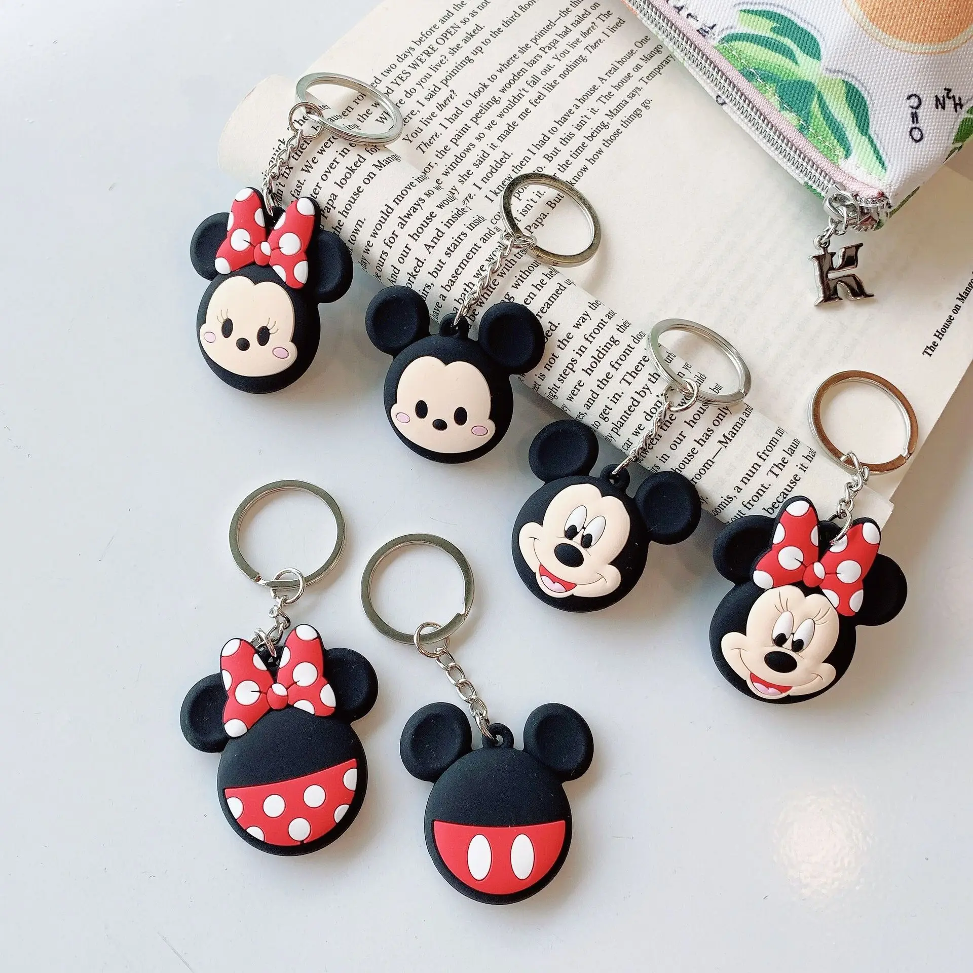 

Disney Mickey Minnie AirTag Cartoon Animal Silicone Protection Anti-lost Protective Case for Air Tags Locator Tracker Cover Kids