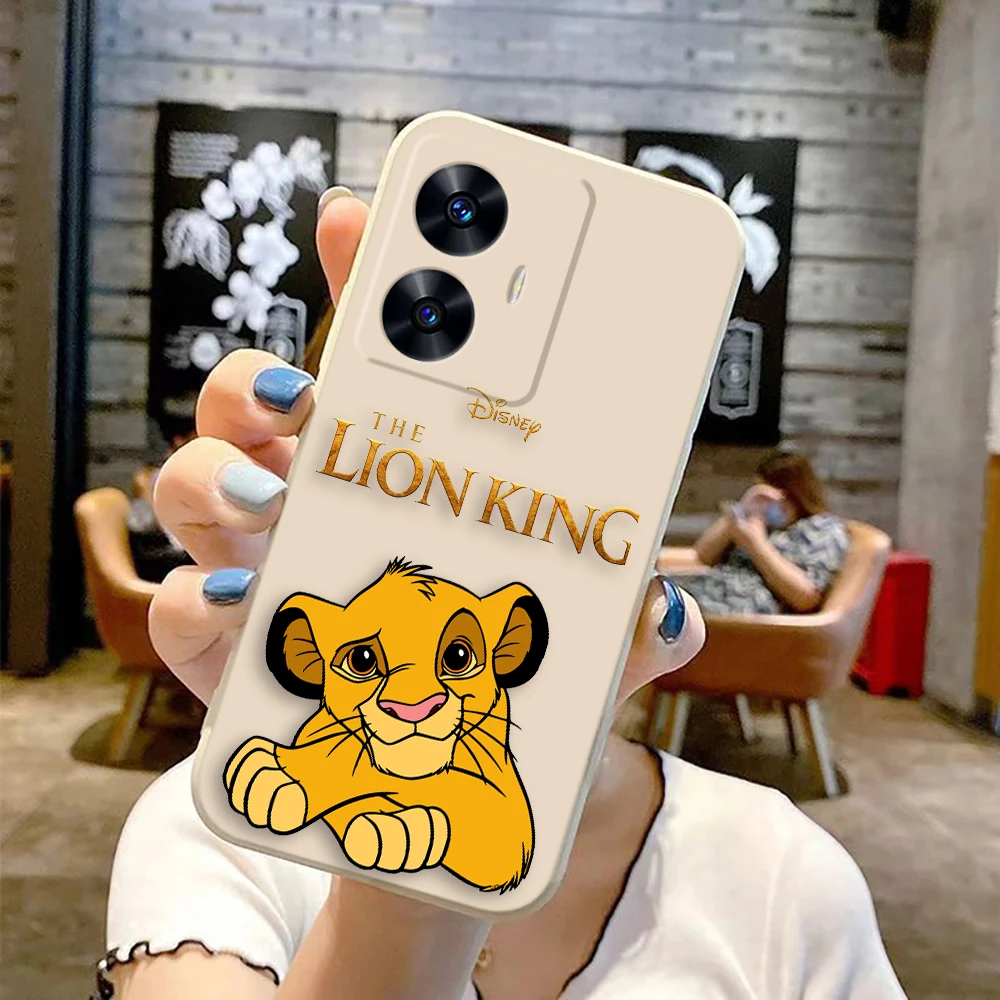 Чехол для телефона Lion k-King Hakuna Matata Realme C65 C63 C53 C35 C55 C33 C30 C21Y C20 C12 C11 GT 2 NARAO 20 30 50 Funda