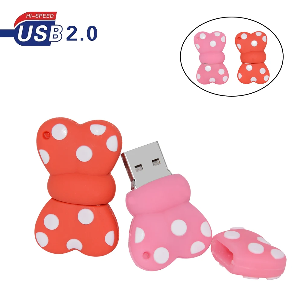 

Usb-флеш-накопитель в виде Минни и банта, 128-4 Гб