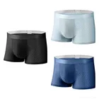 Трусы-боксеры Xiaomi мужские однотонные, хлопковые дышащие, Брендовое нижнее белье, пикантные шорты, 1 шт.