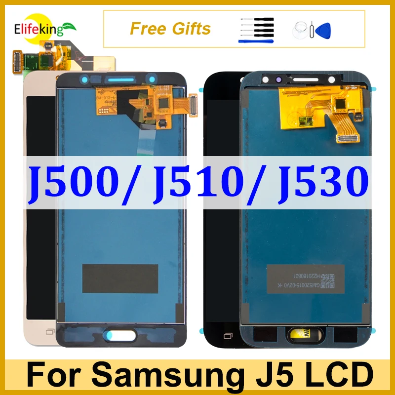 Экран для Samsung Galaxy J5 2016 J510 Дисплей J5 2017 J530 Замена ЖК-экрана J5 2015 J500 Сенсорная панель планшета в сборе