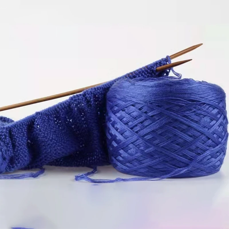

100g/ball Mercerized Cotton Wool Hand-woven Scarf Line Diy Milk Cotton Multi-strand Pure Cotton Yarn Baby for Knitting