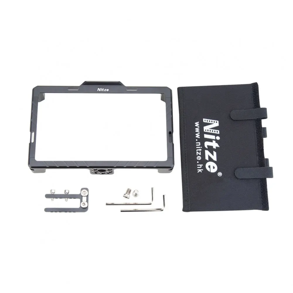 Клетка монитора Nitze для Feelworld LUT6LUT6S 6 дюймов с зажимом для кабеля HDMI и солнцезащитным кожухом LS5-C для установки экранного монитора Защитная клетка (art.: 3920ca8a3d13d) - 3920ca8a3d13d