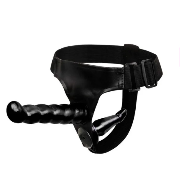 Реалистичный двойной ремень на искусственном пенисе Ультраэластичный страпон