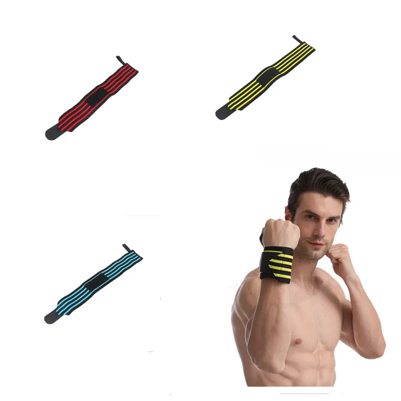 

1pcs Power Weight Lifting Hand Wrap Support Gym Training Bar Wristband Fitness Padded Wrist Thumb Brace Strap