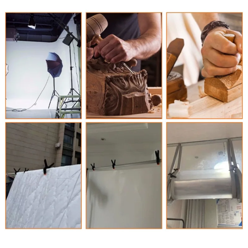 1-10 шт. 2-дюймовые деревянные зажимы типа A DIY пластиковый нейлоновый зажим для